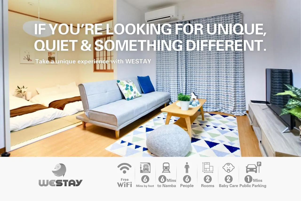 Apartment Westay Designers House/6 Mins To Shinsaibashi201 Ōsaka Japan