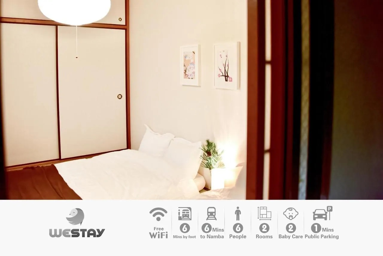 Westay Designers House/6 Mins To Shinsaibashi201 Ōsaka Apartment